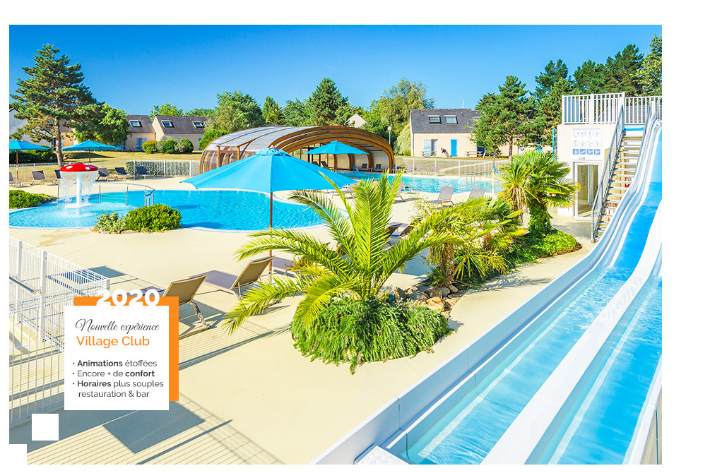 village vacances club piscine kerjouanno bretagne